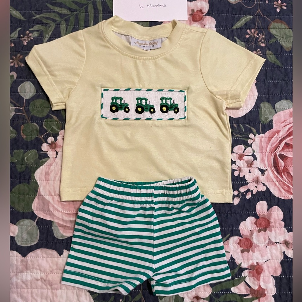 Magnolia Honey tractor outfit